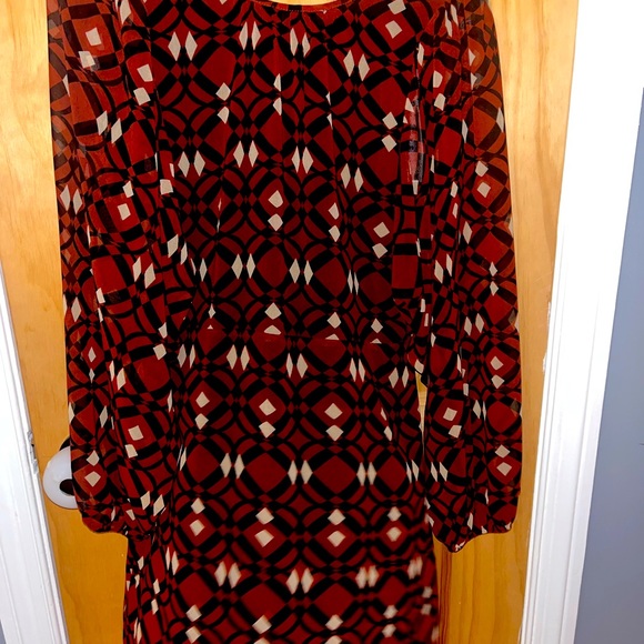 NWT Small  Zara patterned Zara dress with back zipper “The Sadie Dress” - Picture 2 of 8